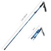 TANERDD TR-D0001 Folding Aluminum Trekking Poles (Blue, Long Model) - 2