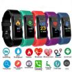 ID115 Purple OLED Screen Smart Watch Fitness Tracker Bracelet - 2