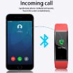 Smart Bracelet Fitness Tracker: Heart Rate, BP, Pedometer, Black - 6