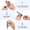 8 In 1 Multifunctional Red Mini Aluminum Tool Pen Screwdriver Set - 5