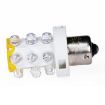 B15 LED Warning Light, 15 LEDs, Random Color, 220V Bulb - 2