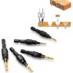5 PCS Gold Countersink Woodworking Drill Bit Set Hex Screw Tool - 2