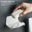 Wall-mounted Yellow Soap Dish with Simple Water Filter Rack - 5