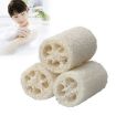 White Natural Loofah Bath & Body Sponge Scrubber - Large 12.5cm - 1