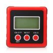 Mini Precision Tilt Box: 3-Button Magnetic Digital Inclinometer (Red) - 2