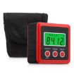 Mini Precision Tilt Box: 3-Button Magnetic Digital Inclinometer (Red) - 3