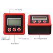 Mini Precision Tilt Box: 3-Button Magnetic Digital Inclinometer (Red) - 4