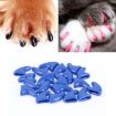 20 PCS Blue Silicone Cat Nail Caps, Size L - Soft Paw Claw Protectors - 1