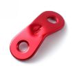 Outdoor Camping Cord Runners: 10 PCS Red Aluminum Rope Tensioners - 2