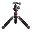 Xiletu FM5S-MINI Red 5-Section Folding Legs Desktop Tripod Mount - 1