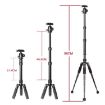 Xiletu FM5S-MINI Red 5-Section Folding Legs Desktop Tripod Mount - 6