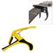Yellow Plastic Guitar Capo for 6 String Acoustic Electric Guitars - 1