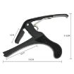 Yellow Plastic Guitar Capo for 6 String Acoustic Electric Guitars - 3
