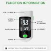 Black X1805 Finger Clip Oximeter - Oxygen Saturation & Heart Rate Monitor - 3