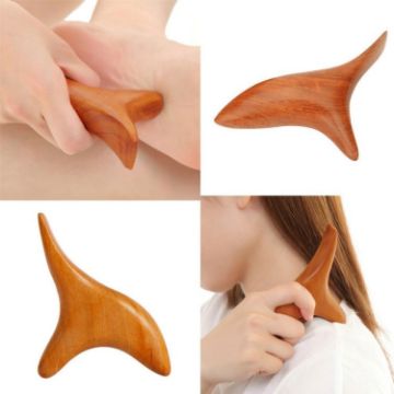 Trigeminal Massage Wood Massager for Relaxation and SPA Therapy - 1