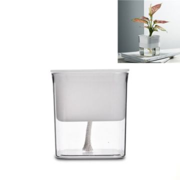 Translucent Automatic Water Absorption Hydroponic Flowerpot - 1