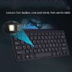 Universal Mini Wireless Keyboard for Notebook/Desktop (Silver) - 4
