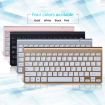 Mini Wireless USB Keyboard for Notebook/Desktop (Black) - 2
