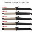 22mm Nano Titanium Hair Curler with LED Display, US Plug - 4