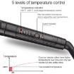 22mm Nano Titanium Hair Curler with LED Display, US Plug - 5