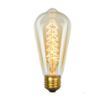 E27 40W Vintage Edison Bulb, Filament ST64, AC 220V Incandescent - 1