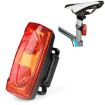 Self-Generating Magnetic Bicycle Taillight, Waterproof Safety (Red) - 1