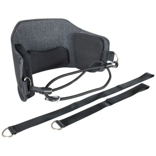 Portable Neck Pain Relief Hammock Pillow for Home Office (Black/Grey) - 1