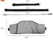 Portable Neck Pain Relief Hammock Pillow for Home Office (Black/Grey) - 2