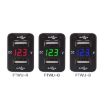 Original Hole Dual USB Car Charger for Toyota (FTWU Red Light) - 2