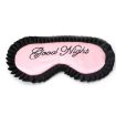 Pink Comfortable Imitation Silk Satin Personalized Travel Sleep Mask - 2