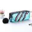 Reversible Sequin Pencil Case - Blue+Pink, Big School Gift Bag - 2