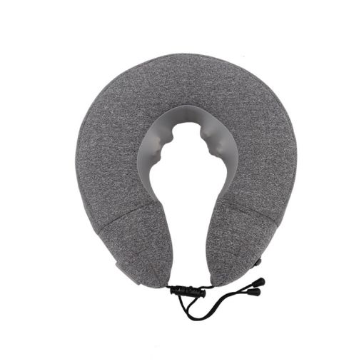 PL60 Neck Massager Inflatable U-Shaped Cervical Pillow (Gray) - 1