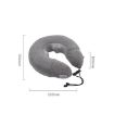 PL60 Neck Massager Inflatable U-Shaped Cervical Pillow (Gray) - 2