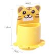Cartoon Tiger Bathroom Paste Wall-Mounted Shelf Toothbrush Holder - 2