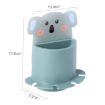 Koala Cartoon Animal Wall-Mounted Toothbrush Holder Shelf - 2