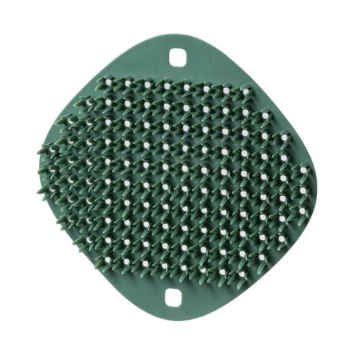 Multifunctional Silicone Cleaning Brush Pair - Bamboo Green Scouring Pad - 1