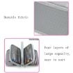 Four-Layer Sketch Pencil Case, 72 Holes, Solid Black Square Design - 5