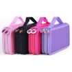 Square Two-Layer Pink 35-Hole Colorful Sketch Stationery Bag - 2