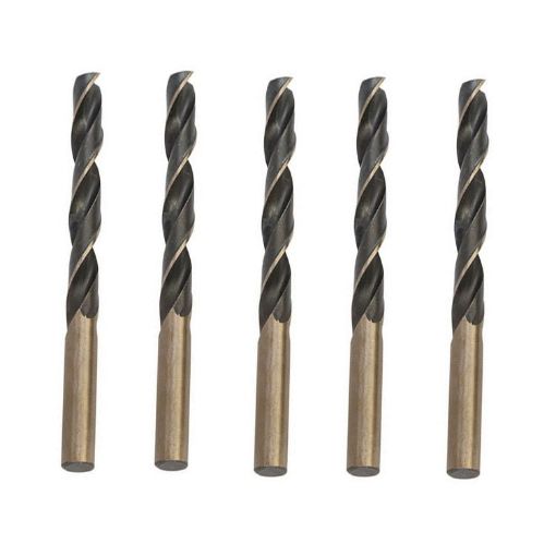 5 PCS 13.5mm High-Speed Steel 4341 Black Yellow Twist Drill - 1
