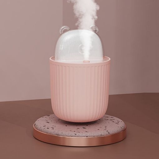 Pink Mini USB Desktop Humidifier - Cute Pet Air H4 - 1