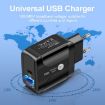 18W PD + QC 3.0 Fast Charger with LED Indicator (EU Plug Black) - 4
