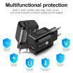 18W PD + QC 3.0 Fast Charger Adapter with LED, UK Plug, White - 6