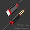 4 PCS 3.5mm To Type-C Audio Cable Adapter for Mobile Phone (Black) - 4