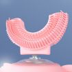 Blue Silicone U-Shaped Electric Toothbrush Head for Ages 2-8 - 6