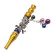Diamond Pendant Metal Pipe Hookah Nozzle (Owl) - 1