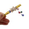 Diamond Pendant Metal Pipe Hookah Nozzle (Owl) - 4