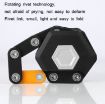 WEST BIKING Anti-Theft Folding Chain Key Lock for Bikes & Motorcycles - 5