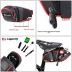 WEST BIKING Waterproof Saddle Bag for Mountain Bikes (Black Gray) - 4