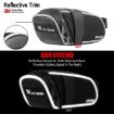 WEST BIKING Waterproof Saddle Bag for Mountain Bikes (Black Gray) - 6