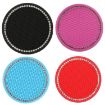 Universal Car Anti-Slip Mat, Diamond Honeycomb Coaster (Blue White) - 2